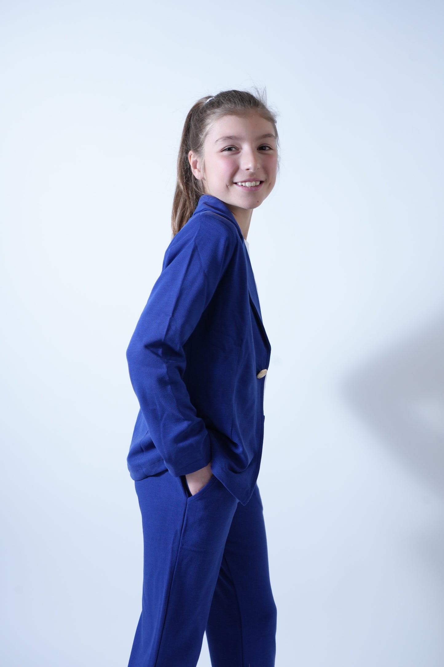 Costume bleu roi