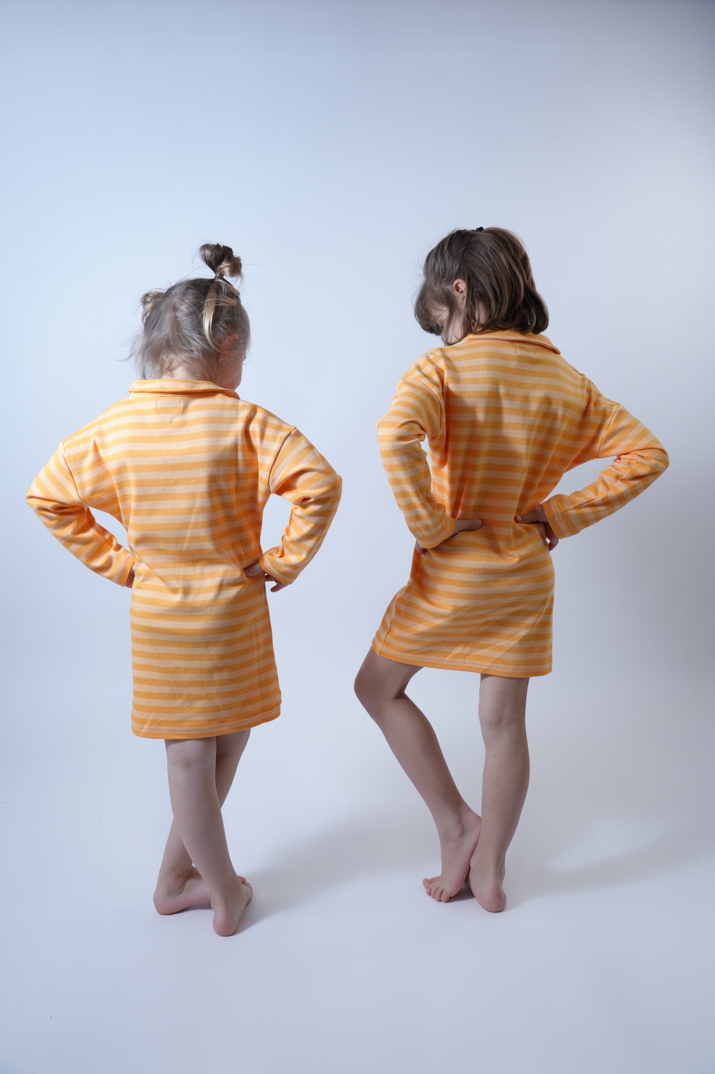 Robe rayée or