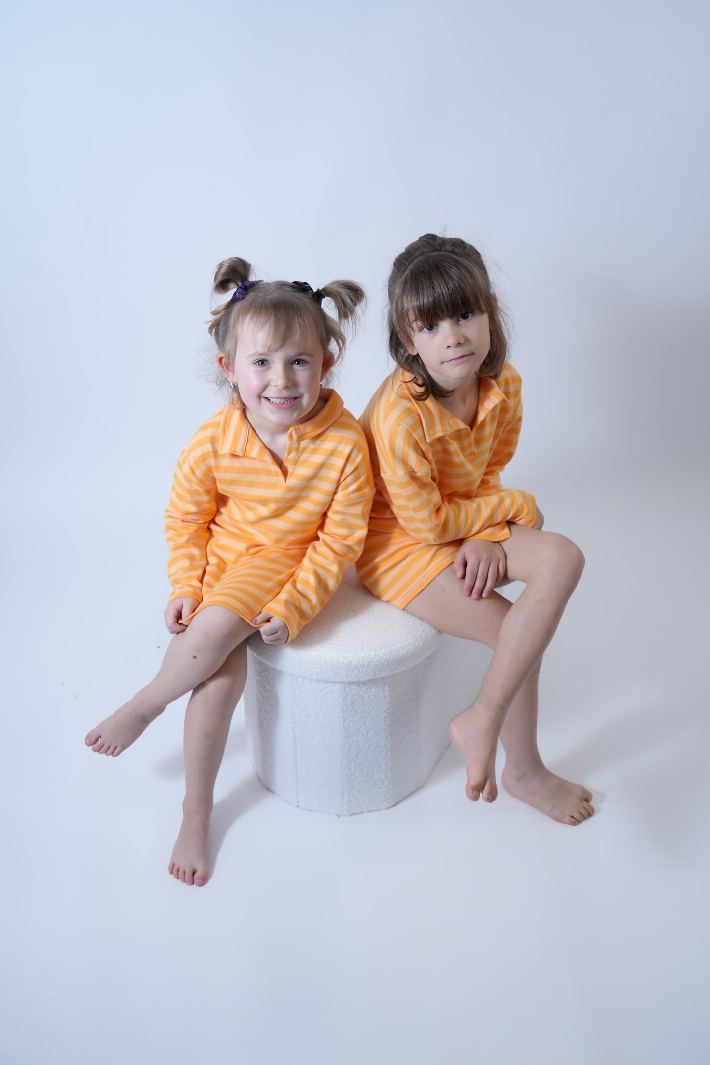 Robe rayée or