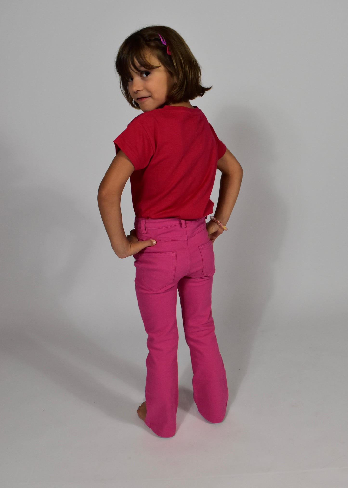 Jean flare rose