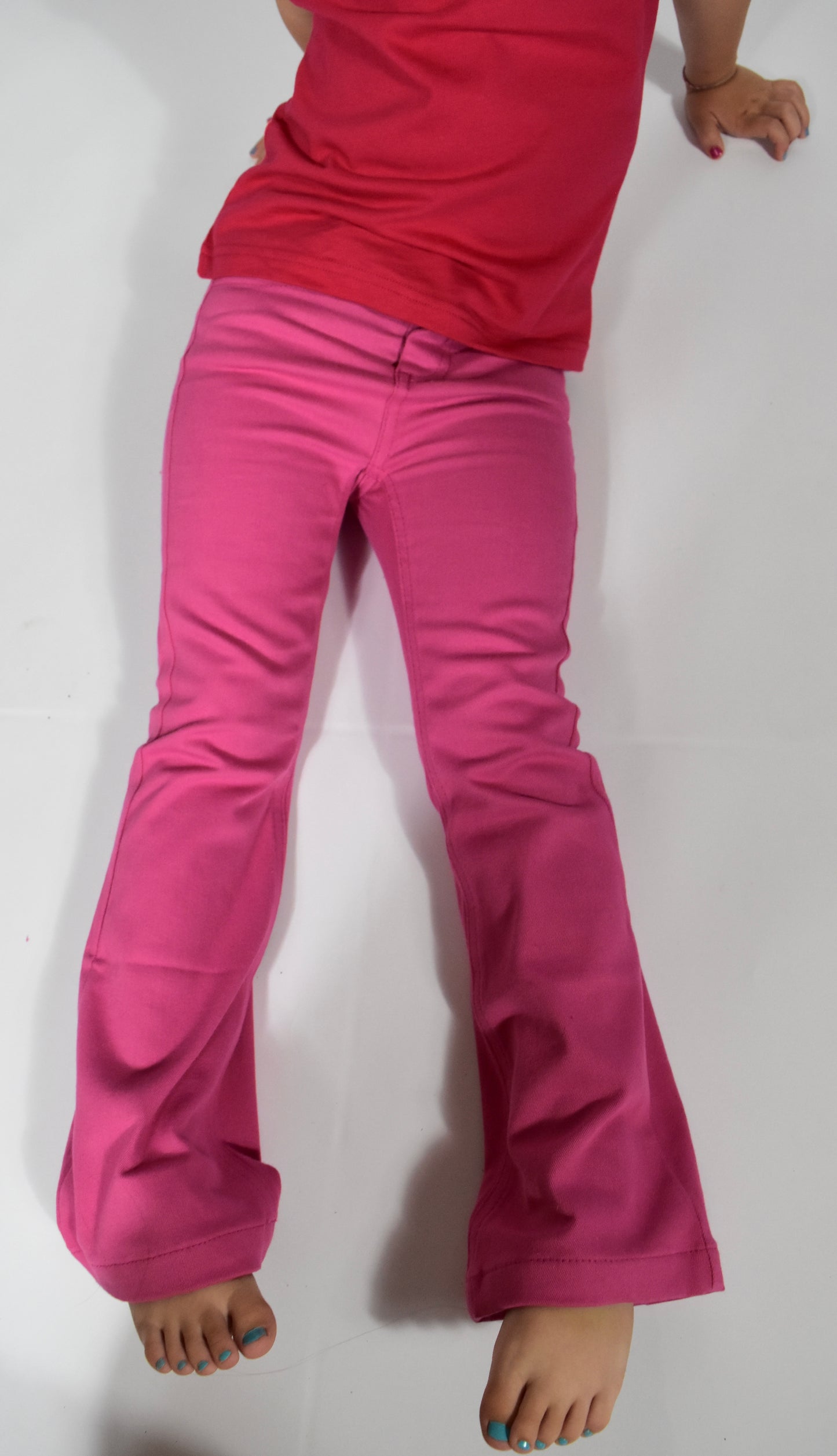 Jean flare rose