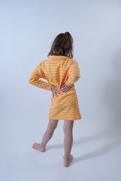 Robe rayée or