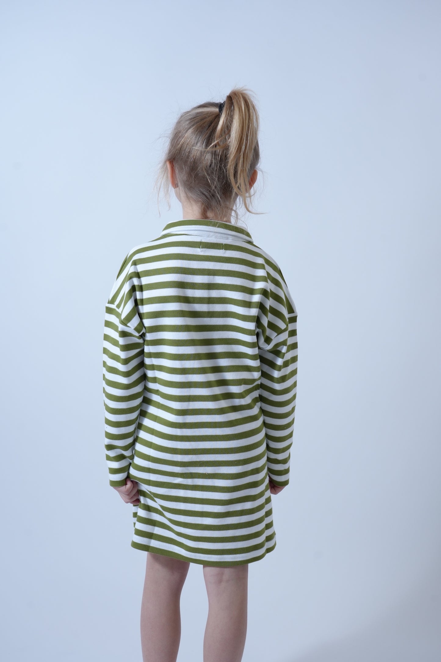 Robe rayée pomme